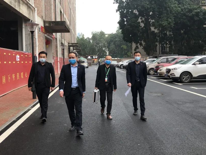 南鷹苑工地巡檢，打好復(fù)工第一戰(zhàn)